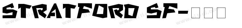 Stratford SF字体转换